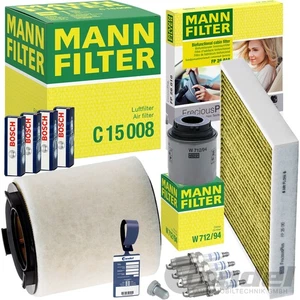 MANN INSPEKTIONSPAKET passend für 1.2+1.4 AUDI A1 8X VW POLO 6R SKODA FABIA 2 - Bild 1 von 11