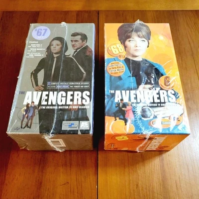 The Avengers VHS 2 Box Set Lot '67 + '68 Collection 6 Tapes = 13 Episodes CLEAN - Image 1 of 4