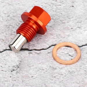 Ι M12 X 1.25 Magnetic Oil Drain Plug Screw Aluminium Alloy Modification - Picture 1 of 10