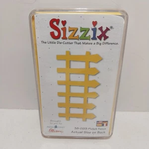 SIZZIX Picket Fence Yellow Die Provocraft Ellison 38-0213 Retired - Picture 1 of 3