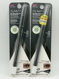 ALMAY -  LOT of 2 - All-Day Intense GEL Eyeliner - Waterproof - 100 ALL-DAY GREY - Picture 1 of 5