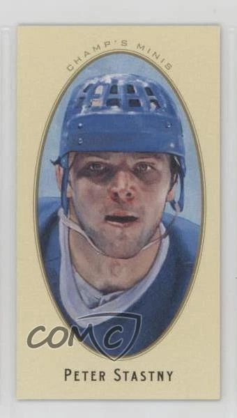 2011-12 Upper Deck Parkhurst Champions Champ's Minis Peter Stastny #43 HOF - Image 1 of 2