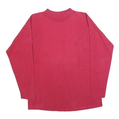 LEE Mens Red Classic Long Sleeve Crew Neck T-Shirt M Cotton Blend - Image 1 of 4