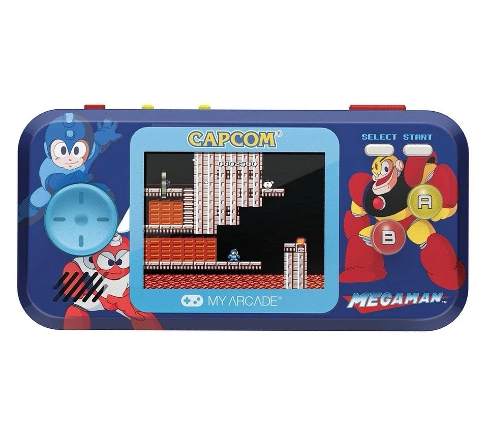 My Arcade Mega Man Pocket Player Pro: Portable Video Game System with 6 Games