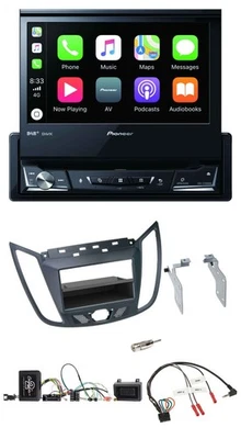 Pioneer DVD Bluetooth DAB USB Lenkrad Autoradio für Ford C-Max Kuga dunkelgrau - Bild 1 von 4