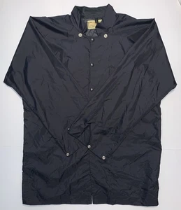 Mens Pro-Tuff Police Rain Jacket Coat Black Sz XL VTG San Jose Police Dept USA - Picture 1 of 22