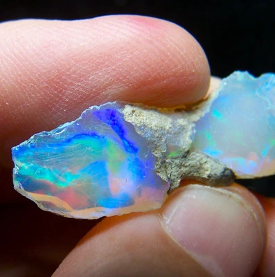 Ethiopian Opal Welo Rough * VIDEO 13.45 CTs AAA FIRE Cutting Grade USA DEALER - Image 1 of 4