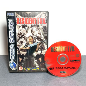 RESIDENT EVIL game SEGA SATURN DISC + WORKING PAL CASE