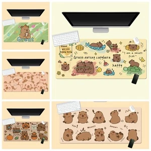 Cartoon Mouse Pad Capybara Desk Protector Cute Laptop Table Mat - Bild 1 von 12