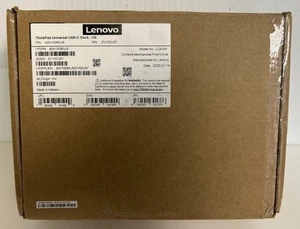 (MA6) Lenovo 40AY0090US ThinkPad Universal USB-C Docking Station - Black - Picture 1 of 3