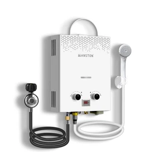 Tankless Water Heater, Propane Water Heater Outdoor, 6L Portable Water Heater... - Picture 1 of 8