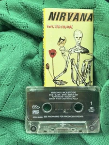 Nirvana Insecticide DGCC 24504 1st edition Audio Cassette Tape US 1992 Very Rare - Picture 1 of 11