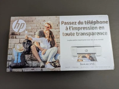 HP DeskJet 3755 Wireless All-In-One Color Printer Scan Copy - New in Box - Image 1 of 4