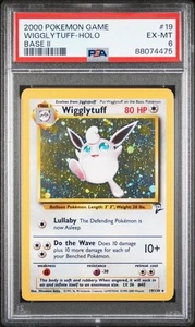 Pokemon - Wigglytuff - 19/130 - PSA 6 - Base Set 2 - 88074475 - Bild 1 von 2