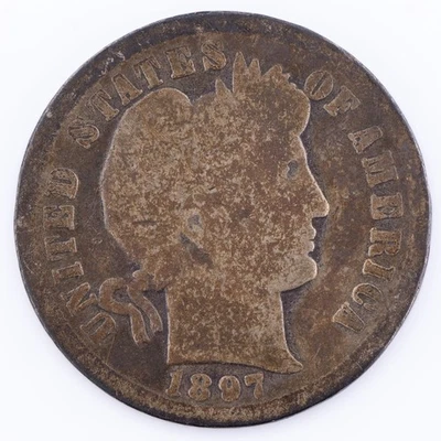 1897-O Barber Dime Silver 10c  - Image 1 of 2