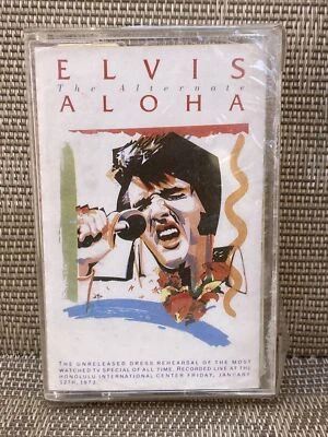 SEALED NEW - ELVIS The Alternate Aloha ~ Live Cassette Tape RCA 6985-4-R - Image 1 of 4