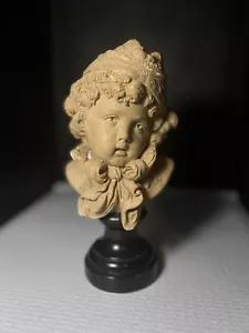 BORGHESE TERRA COTTA BUST BY EMILE GUILLARMAN (D10) - Picture 1 of 8