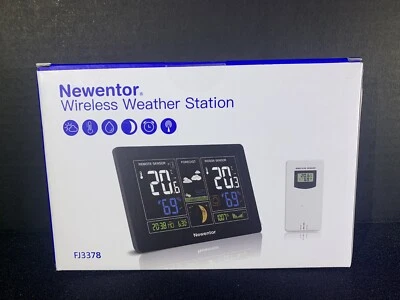 Newentor Wireless Weather Station With LED Display Colored FJ3378 (F1-37) - Image 1 of 4