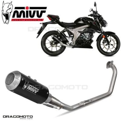Impianto completo SUZUKI GSX-S 125 2019 2020 MIVV Mk3 Nero RC - Immagine 1 di 4