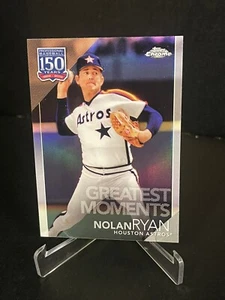 Actualización Topps Chrome 2019 Nolan Ryan Greatest Moments-Houston Astros-Rangers - Imagen 1 de 5