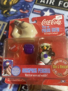 Coca Cola Wind-Up Polar Crew Rucksack Pinguin mit Magnetrucksack (Y-1) - Bild 1 von 2
