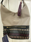 Adrienne Vittadini Tote Large Hobo Handbag Crossbody w/ Tassle Vienna Weave NWT