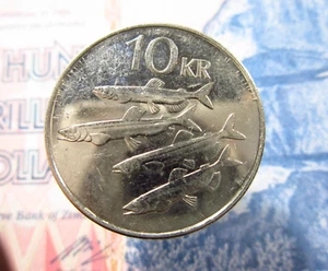 Iceland 10 Kronur 2008 Island World Money Coin bh7k - Picture 1 of 2