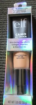 e.l.f. Camo CC Cream Color Correcting Full Coverage Foundation SPF 30 TAN 425 - Image 1 of 2