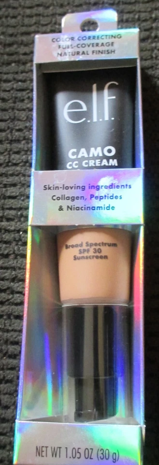 e.l.f. Camo CC Cream Color Correcting Full Coverage Foundation SPF 30 TAN 425 - Image 1 of 2