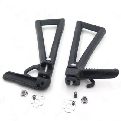 Black Passenger Rear Foot Peg Bracket Fit for Yamaha YZF R6 2006-2014 2015 2016 - Image 1 of 4