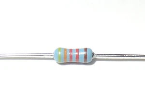 4 pcs 43.2k ohms, (43k2) ohms (43200 ohms) 1/4W, 1% metal film resistors. . - Picture 1 of 1