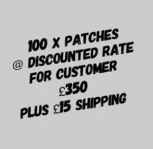 100 x Mixed Patches - Picture 1 of 1
