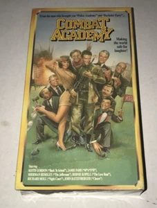 Combat Academy 1991 VHS Sealed in Shrink Wrap Starmaker Movie Video Film NOS - Picture 1 of 3