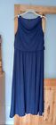 Evening Dress, Sparkly Blue, Size 14 Uk