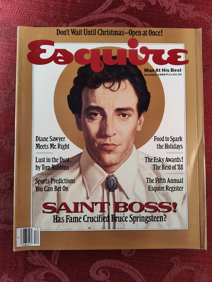 ESQUIRE magazine December 1988 SAINT BOSS BRUCE SPRINGSTEEN Foto 1 de 1