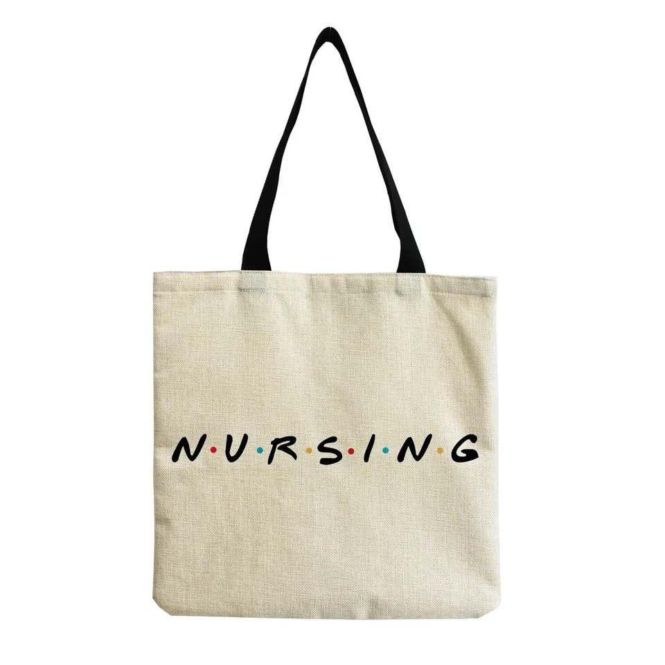 Bolso de mano de lino Nurse Nursing Pride Foto 1 de 2