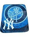 New York Yankees Baseball Team MLB Micro Raschel Throw couverture souple 50" x 60"