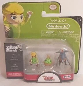Jakks Zelda Link Makar Bokoblin Figures Micoland World Of Nintendo Sealed - Picture 1 of 6
