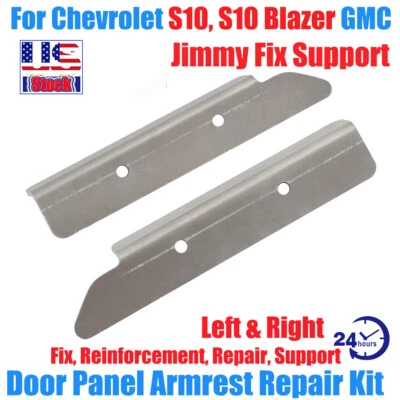 Front Door Panel Armrest Repair For 86-93 Chevy S10 Blazer GMC Jimmy Fix Support Foto 1 de 4