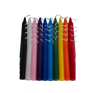 Wicca Assortment Mini Ritual Spells Unscented 4" Chime Candles Lot of 50 - Picture 1 of 1