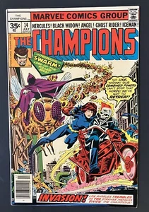 Champions #14 First 1st App Swarm Disney Plus Spec 1977 35 cent variant - Picture 1 of 4