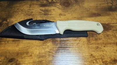 Faca de caça Camillus com gancho intestinal - Imagem 1 de 3