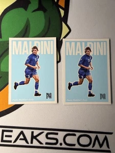 2017 Panini Nobility - Paolo Maldini 2 card lot - Afbeelding 1 van 2