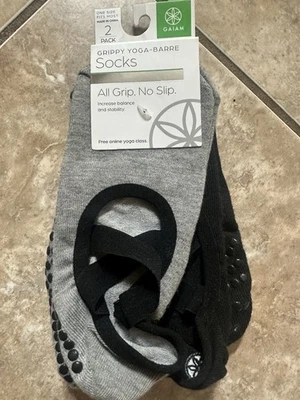 NWT GAIAM OS Grippy Yoga Barre Socks Bundle Of 2 - Image 1 of 3