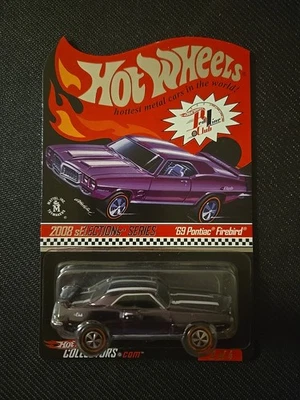 Hot Wheels RLC Redline Club 2008 Selections '69 Pontiac Firebird #3861/6048 - Image 1 of 3
