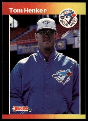 1989 Donruss #385 Tom Henke - Image 1 of 2