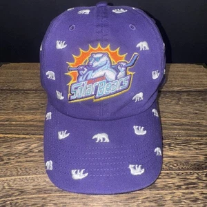 Orlando Solar Bears Sombrero Unisex OSFA Púrpura Estampado Completo Papá Gorra Hockey ’47 - Imagen 1 de 8