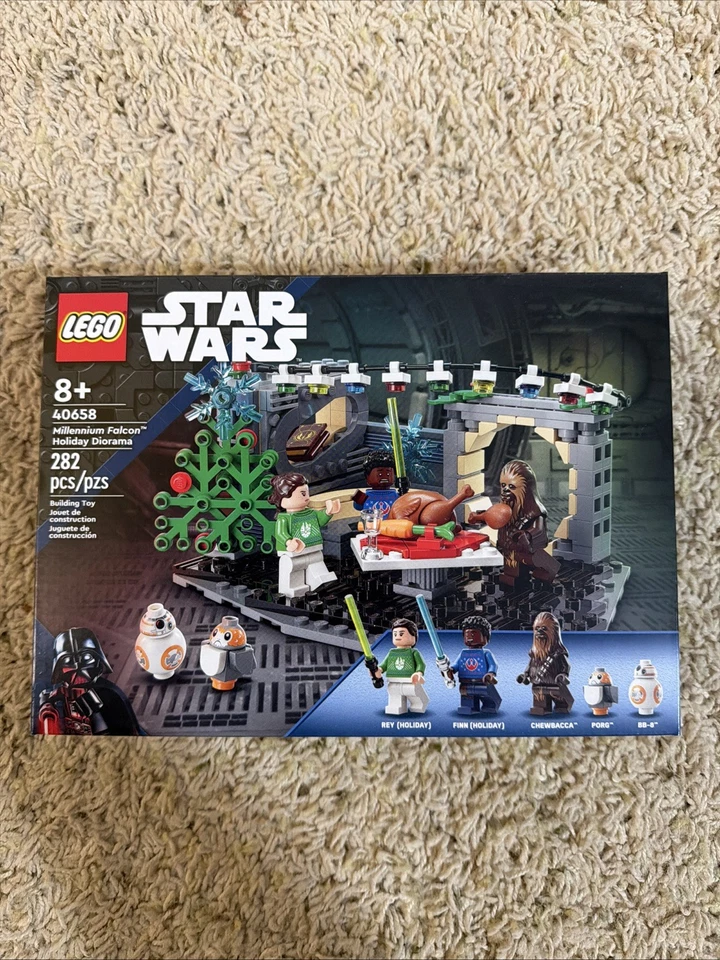 Lego Star Wars 40658 Halcón Milenario Vacaciones Diorama Nuevo Foto 1 de 3