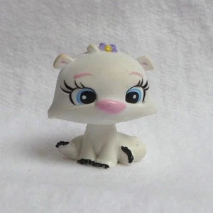 PETSHOP BRATZ LIL ANGELZ 393 MGA CHAT CHATON KITTY KITTEN BLANC NOIR YEUX BLEU - Picture 1 of 3