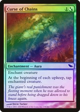Curse of Chains FOIL Shadowmoor NM White Blue Common MAGIC MTG CARD ABUGames